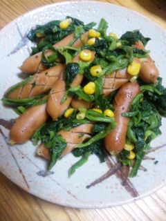 ☆ポパイな気分☆ほうれん草炒め☆-レシピのメイン写真
