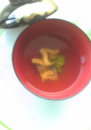 大黒本しめじの　お吸い物-レシピのメイン写真