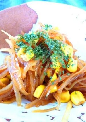 じゃがいもとコーンの味噌ケチャップサラダ-レシピのメイン写真