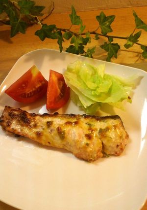 香ばしい～♪鮭の味噌マヨネーズ焼き♡-レシピのメイン写真