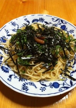 超簡単サッパリ梅&大葉パスタ☆-レシピのメイン写真