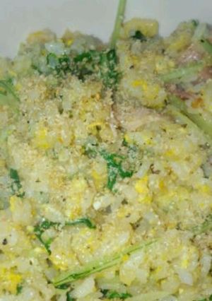 ランチに！水菜のチャーハン-レシピのメイン写真