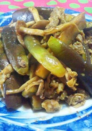 茄子と豚肉のカレー炒め-レシピのメイン写真