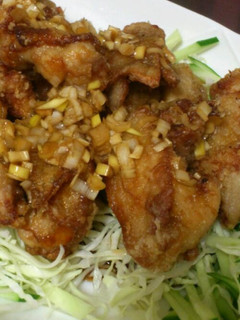美味しすぎ!揚げ鶏のネギソース-レシピのメイン写真