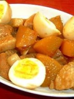 豚肉・大根・卵の甘辛煮-レシピのメイン写真