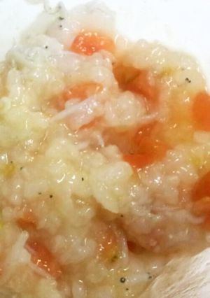 離乳食中期～お粥を美味しく☆トマシラス粥-レシピのメイン写真