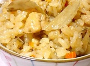 しっかり味♪鶏とごぼうの炊き込みご飯♡-レシピのメイン写真