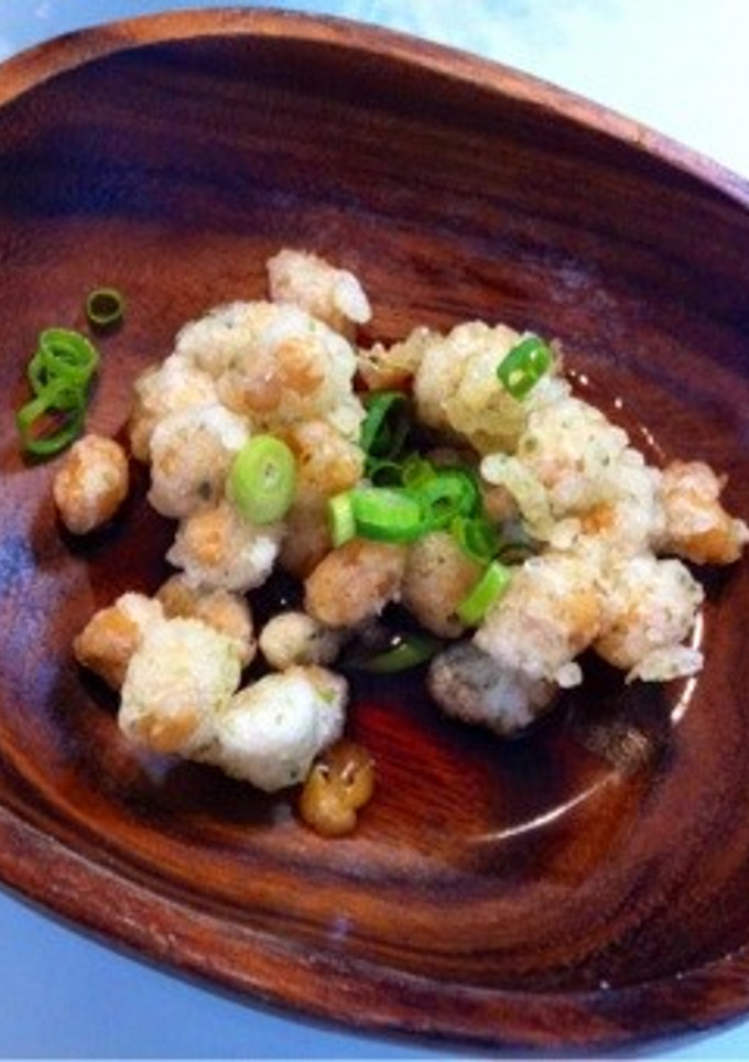 青のり大豆の揚げ出し☆甘酢つゆ-レシピのメイン写真