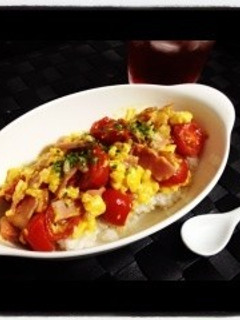 トマ玉丼-レシピのメイン写真