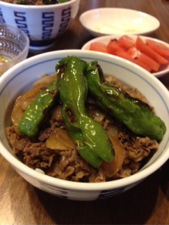ししとう☆牛丼-レシピのメイン写真
