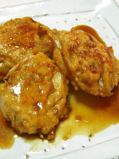 鶏とごぼうの照り焼きつくね♪-レシピのメイン写真