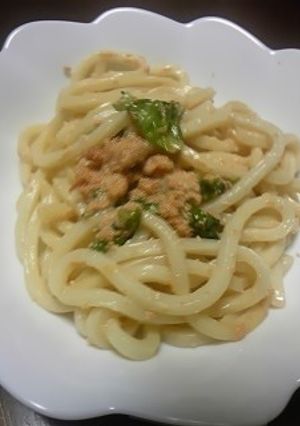 明太子のサラダうどん-レシピのメイン写真