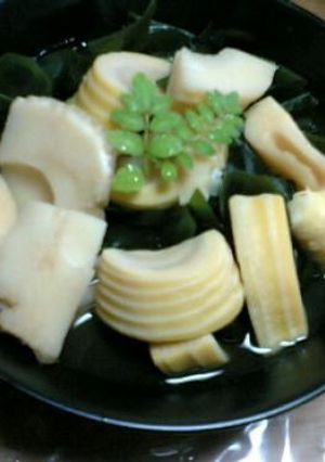 うどんだしで簡単若竹煮-レシピのメイン写真