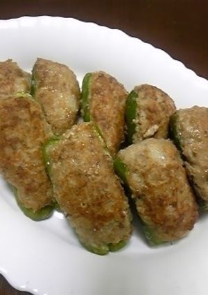 ピーマンの肉詰め-レシピのメイン写真