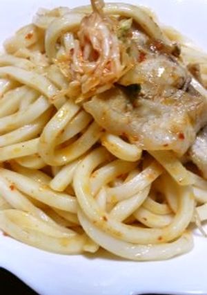 豚肉とキムチの焼うどん-レシピのメイン写真