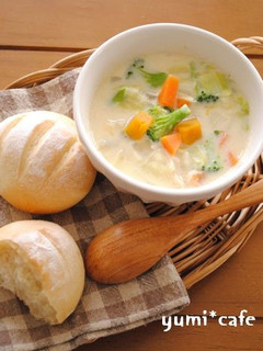 九陽*お野菜たっぷり豆乳スープ*-レシピのメイン写真