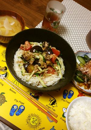 サラダそーめん-レシピのメイン写真