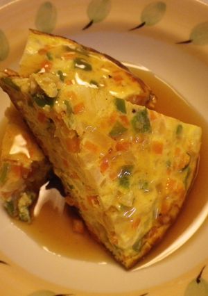 中華風野菜オムレツ 甘酢あん-レシピのメイン写真