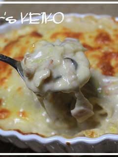 エリンギと長ネギのWチーズグラタン-レシピのメイン写真