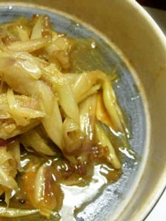 みょうがのほろ苦油炒め-レシピのメイン写真