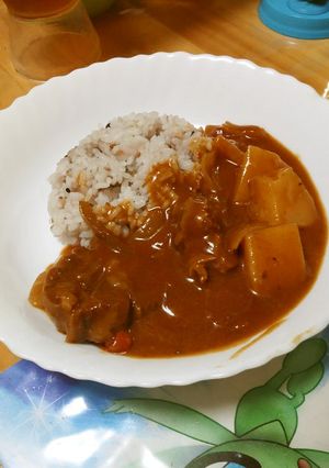 十六穀ご飯でビーフシチューライス♪-レシピのメイン写真
