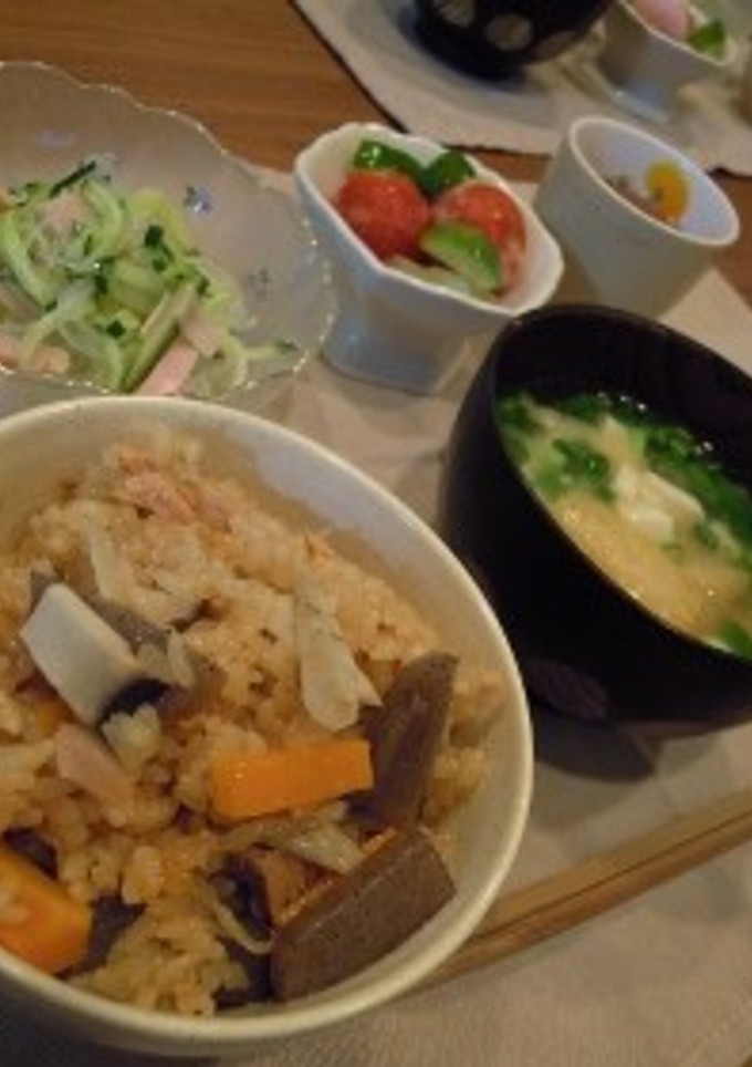 ツナ缶で簡単*炊き込みご飯-レシピのメイン写真
