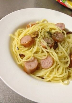 簡単！残った材料でペペロンチーノ！-レシピのメイン写真