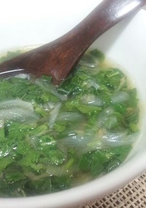 醤油麹で☆モロヘイヤのトロトロ中華スープ-レシピのメイン写真