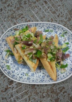焼きあげみょうがやくみ-レシピのメイン写真