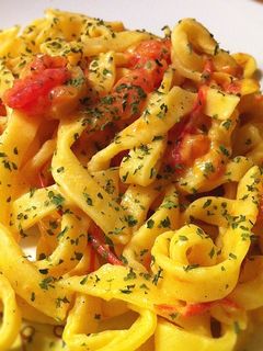 簡単☆トマトとクリームチーズのパスタ-レシピのメイン写真