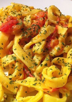簡単☆トマトとクリームチーズのパスタ-レシピのメイン写真