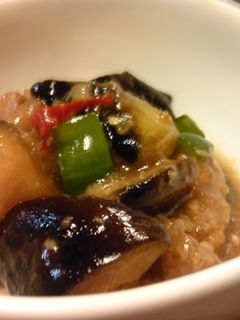 かなるンちの醤油麹ナスと鶏肉の炒め物-レシピのメイン写真