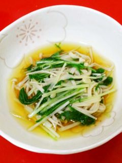 あと一品♪えのきと水菜の煮びたし☆-レシピのメイン写真