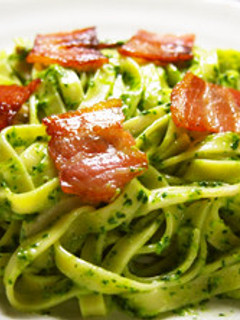 ほうれん草クリームとベーコンのパスタ-レシピのメイン写真