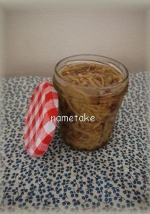簡単すぎる！手作りなめたけ-レシピのメイン写真