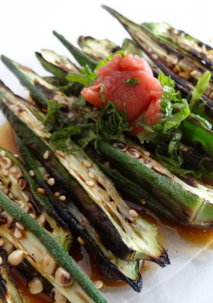 焼きオクラのサッパリタレかけ-レシピのメイン写真