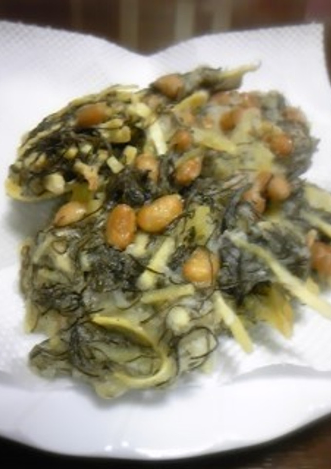大豆と刻み昆布のかき揚げ-レシピのメイン写真