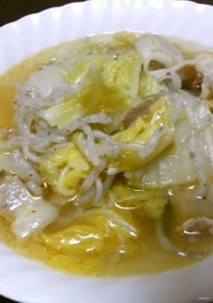白菜と豚バラ肉のキムチスープ-レシピのメイン写真