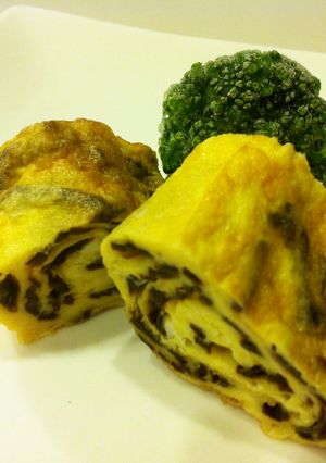 塩昆布の入った卵焼き-レシピのメイン写真