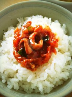 白めしキラー!イカの塩辛キムチ-レシピのメイン写真