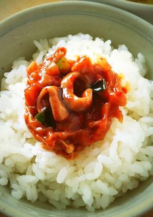 白めしキラー！イカの塩辛キムチ-レシピのメイン写真