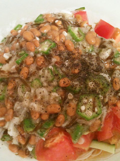 さっぱりレシピ★トマトともずくのお素麺-レシピのメイン写真