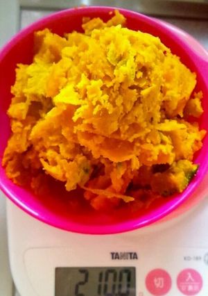 簡単チンしてかぼちゃペースト＊基本＊-レシピのメイン写真