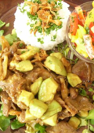 ラム肉の山葵アボカドナッツオイル風味-レシピのメイン写真