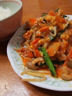 野菜キムチ炒め-レシピのメイン写真