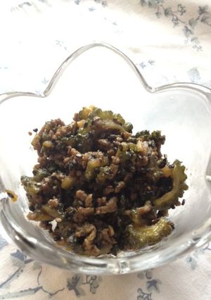焼肉のたれで作るゴーヤの肉佃煮-レシピのメイン写真