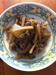 フライパンですき焼き煮-レシピのメイン写真