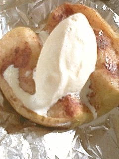 かんたんデザート~焼きリンゴ~-レシピのメイン写真