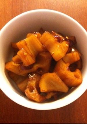 レンコンの甘酢煮-レシピのメイン写真