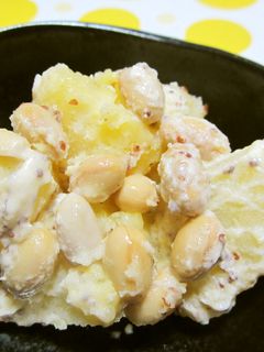 じゃが芋と大豆の粒マスタード&マヨ合え♬-レシピのメイン写真